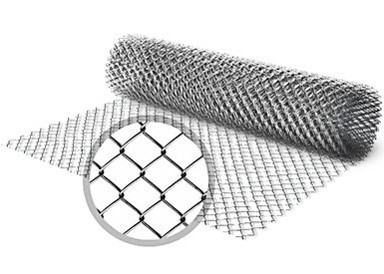Сетка рабица 50x50 оцинкованная, диаметр d=2,5мм  